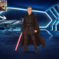 Custom Star Wars-style Jedi portrait of one person — hand-drawn illustration in Jedi robes with lightsaber