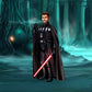 Custom Star Wars-style Jedi portrait of one person — hand-drawn illustration in Jedi robes with lightsaber