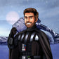 Custom Star Wars-style Jedi portrait of one person — hand-drawn illustration in Jedi robes with lightsaber