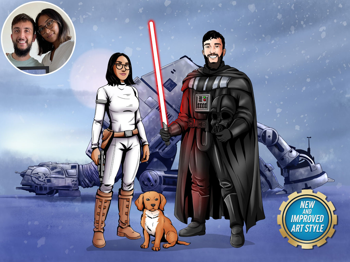 Make Me Jedi Digital Portrait