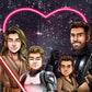 Custom Jedi Couple Portrait — Personalized Star Wars Valentine's Day Gift | MakeMeJedi