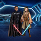 Custom Star Wars-style Jedi portrait of two people — hand-drawn couple illustration with lightsabers