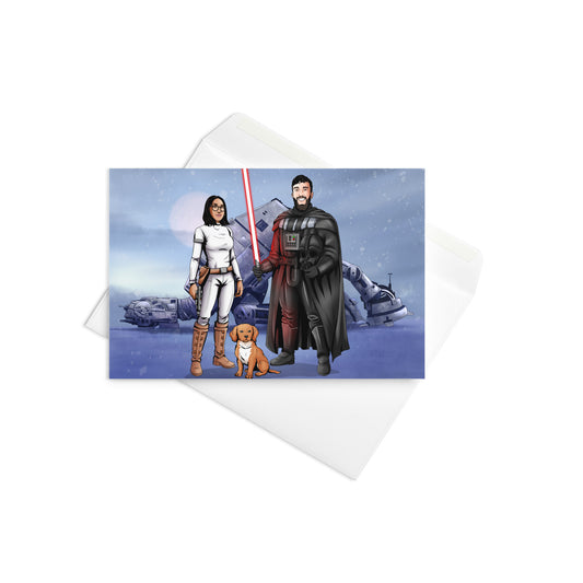 Jedi Portrait + Greeting Cards Bundle
