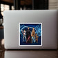 Custom Jedi Portrait + Stickers — Personalized Star Wars Fan Gift Set