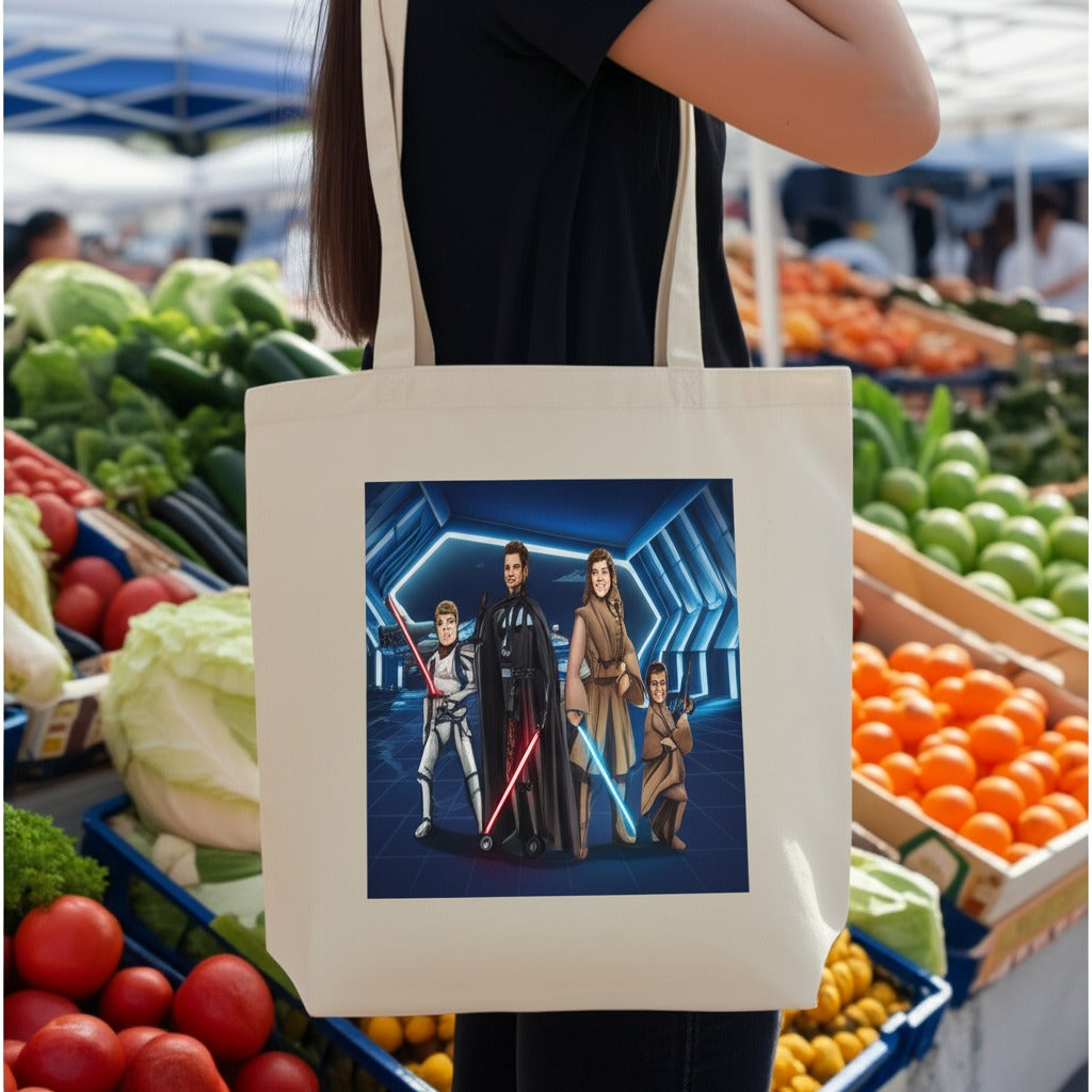 Jedi Portrait + Tote Bag Bundle